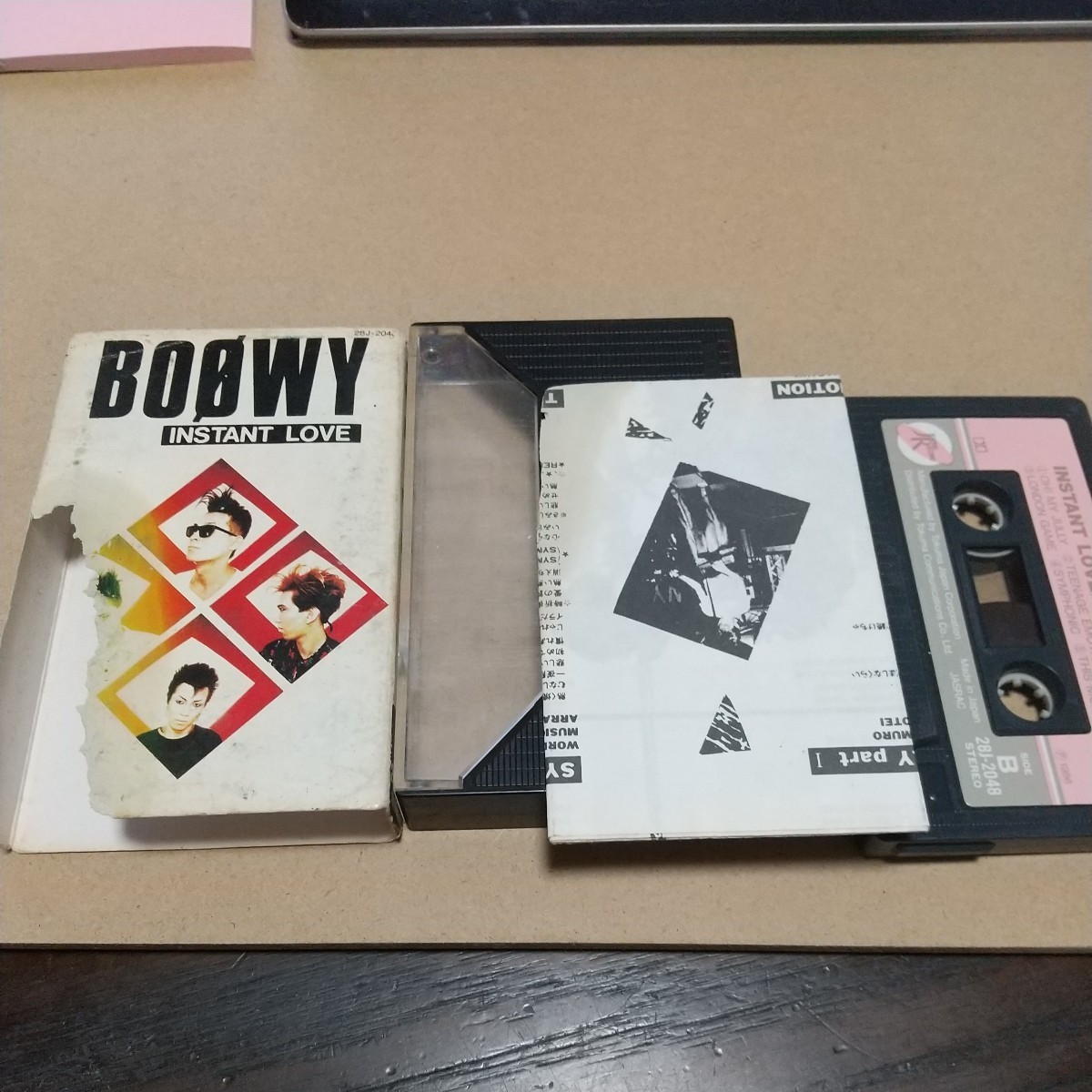 BOOWY INSTANT LOVE インスタント・ラブ カセットテープ_画像1