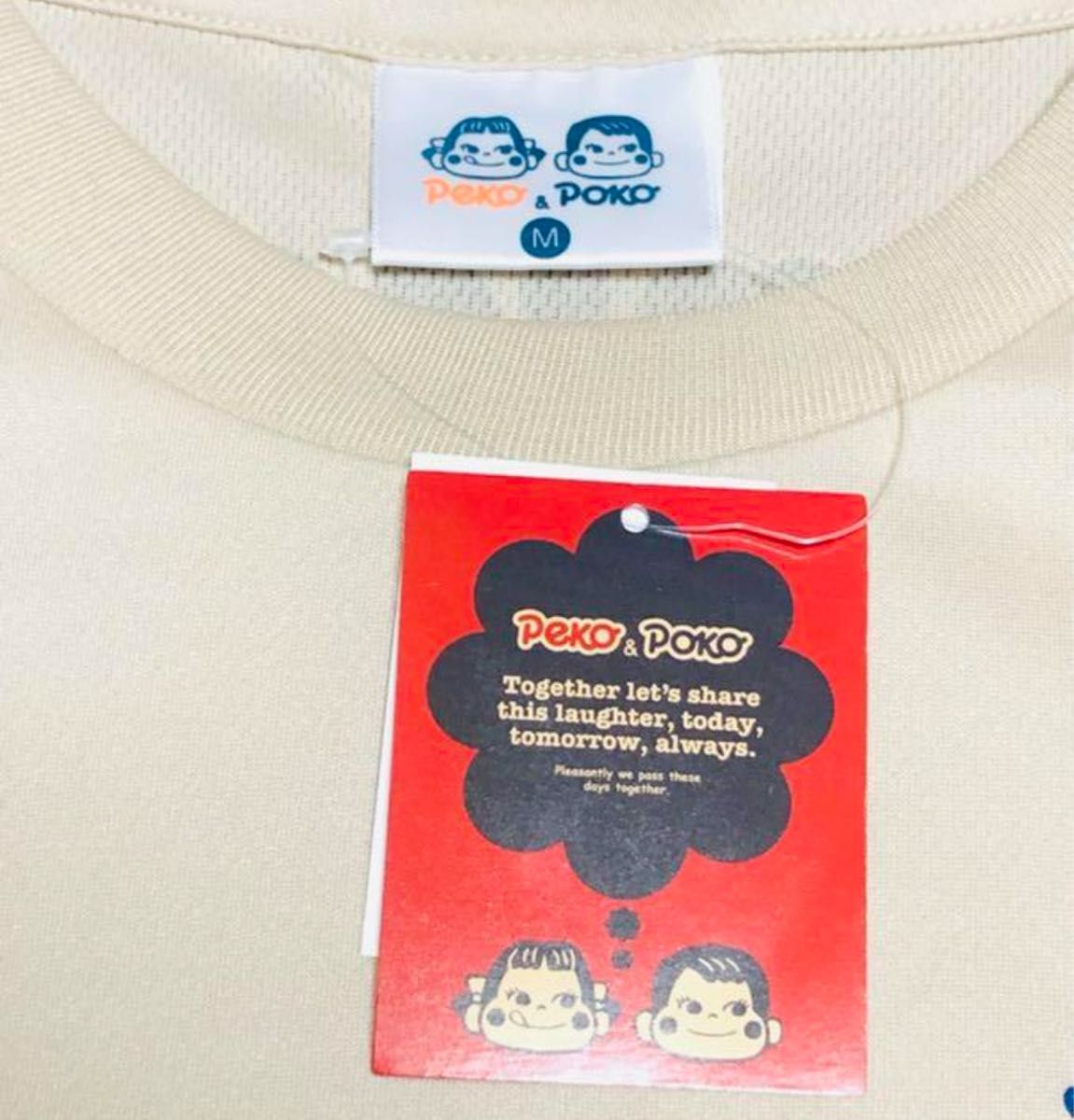 【新品】ミルキー ペコ プリント半袖Tシャツ カットソー 不二家 サンリオ peko&poko