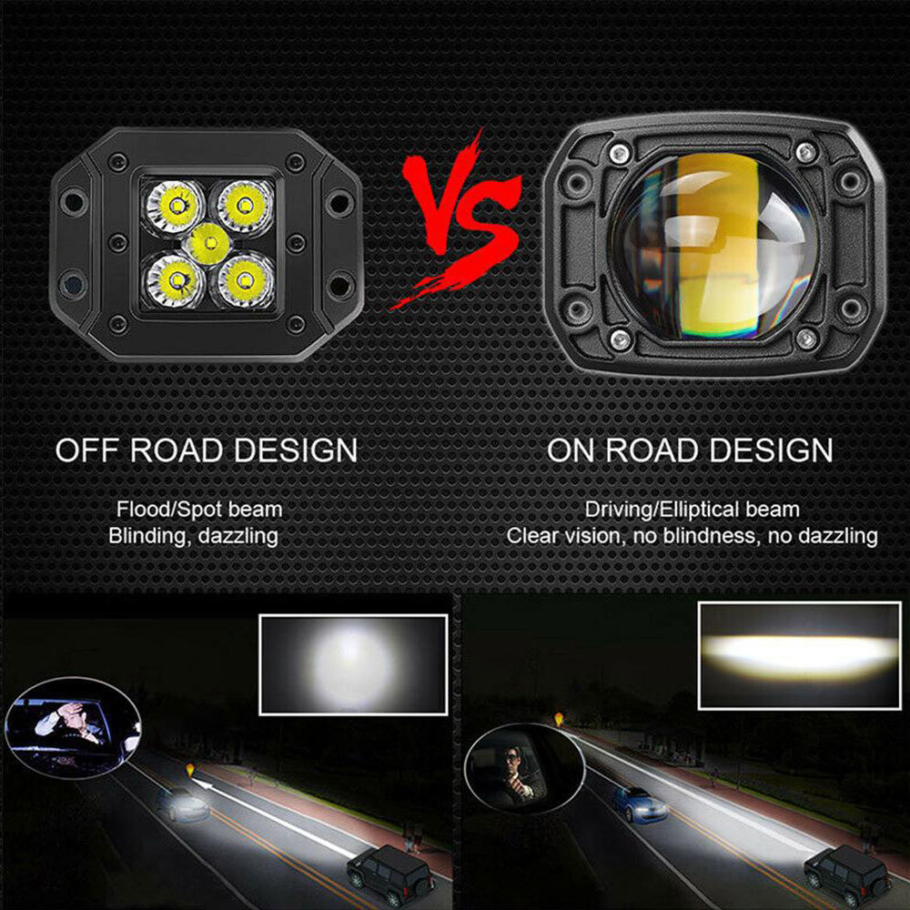 30W LED foglamp [ white * yellow ]. included type working light working light 12V/24V Jeep Jimny SUV UTV ATV 4X4 2 piece 