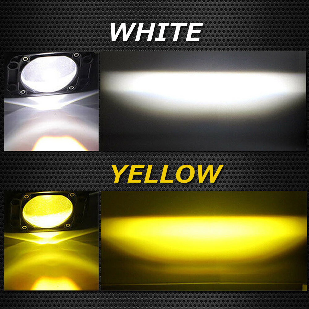 30W LED foglamp [ white * yellow ]. included type working light working light 12V/24V Jeep Jimny SUV UTV ATV 4X4 2 piece 