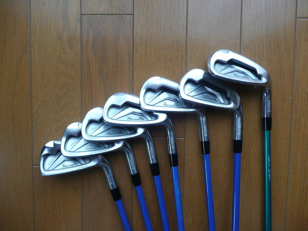 ロマロ RomaRo Ray-V-TYPE R FORGED 5・6・7・8・9・P＋A ７本　Tour AD 75 S IOMIC_画像6