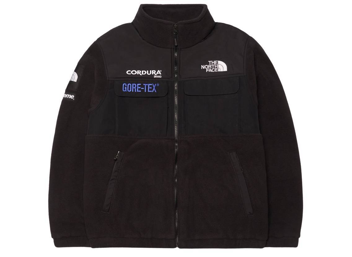 新品・未使用 国内正規品 18AW Supreme The North Face Expedition Fleece Jacket Sサイズ Black 黒 Small