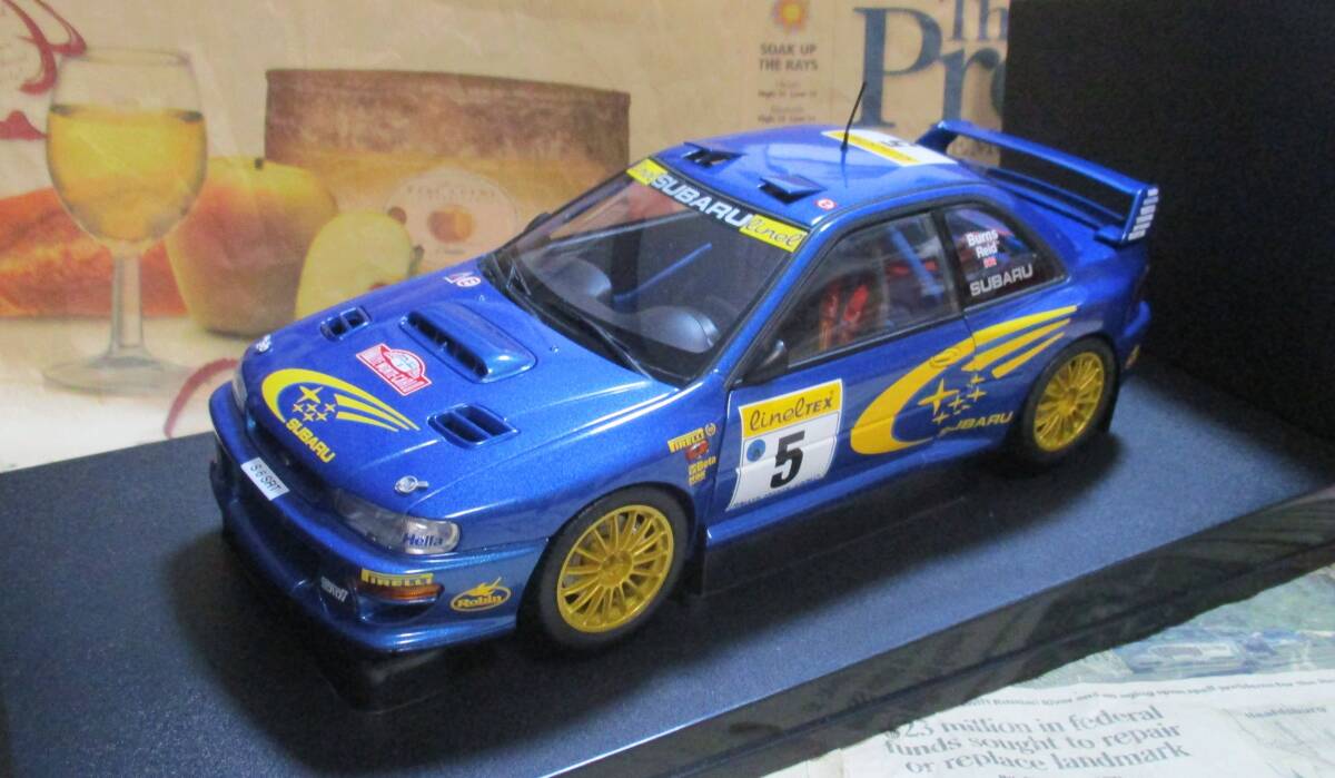 ☆激レア絶版*AUTOart*1/18*1999 Subaru Impreza WRC #5 1999 Rally Monte Carlo*インプレッサ
