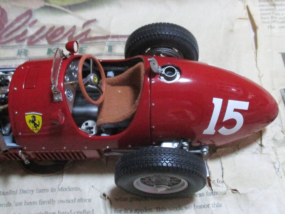 ★激レア絶版*EXOTO*1/18*1952 Ferrari 500 F2 Long Nose #15 1952 British GP*フェラーリ_画像8