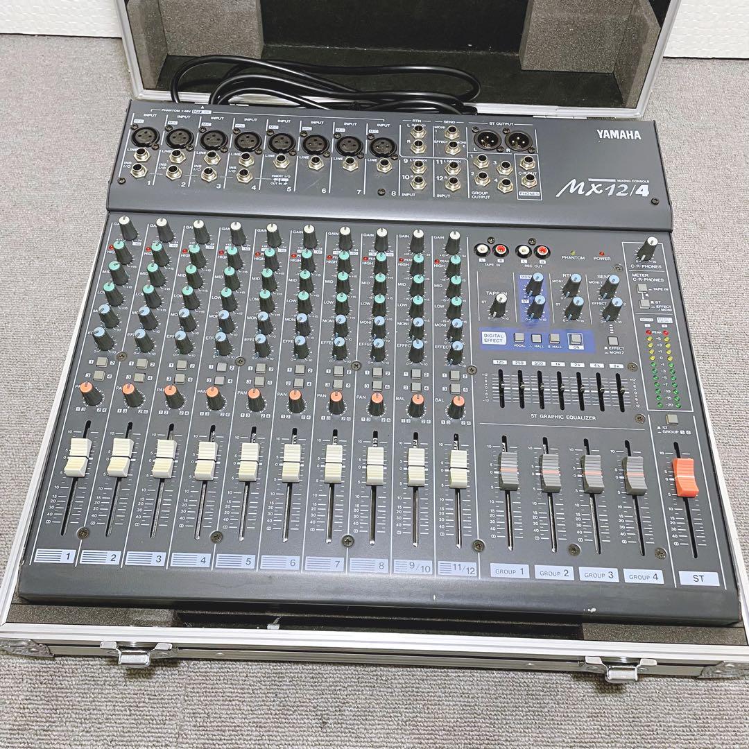 YAMAHA MX12/4 ミキシングコンソール 専用ハードケース付 YAMAHA MX12/4 ミキシングコンソール 専用ハードケース付