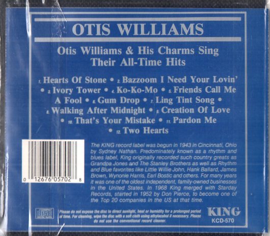 Otis Williams & His Charms /傑作/ソウル、ドゥーワップ、オールディーズ_画像2