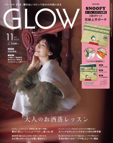 【GLOW 2023年11月号付録】SNOOPY 3段ポケット「収納上手ポーチ」（未開封品）_画像8