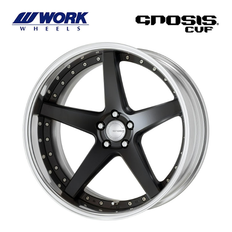 送料無料 ワーク GNOSIS CVF FULL REVERSE ディープコンケイブ DEEP RIM Wdisk 8J-20 +20~3 5H-114.3 【2本セット 新品】