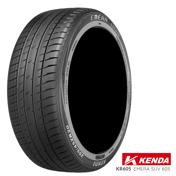 送料無料 ケンダ SUVタイヤ KENDA KR605EMERA SUV 605 ケーアールロクマルゴ 225/65R17 102V 【2本セット 新品】