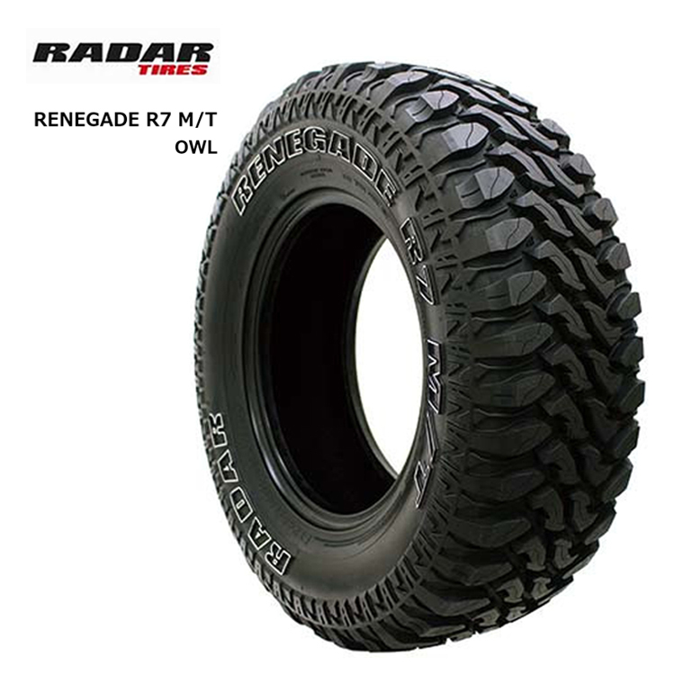 送料無料 レーダー サマータイヤ RADAR RENEGADE R7 M/T.OWL レネゲイド R7 M/T.OWL 35x/12.5R17 125Q 【1本単品 新品】_画像1