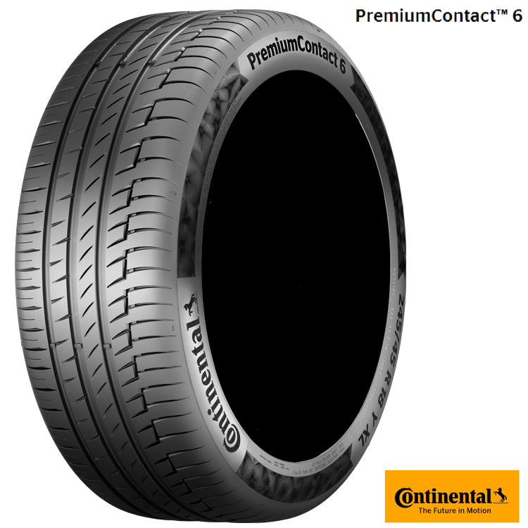 送料無料 コンチネンタル 承認タイヤ CONTINENTAL PremiumContact 6 235/40R19 96W XL FR VOL ContiSilent 【4本セット新品】