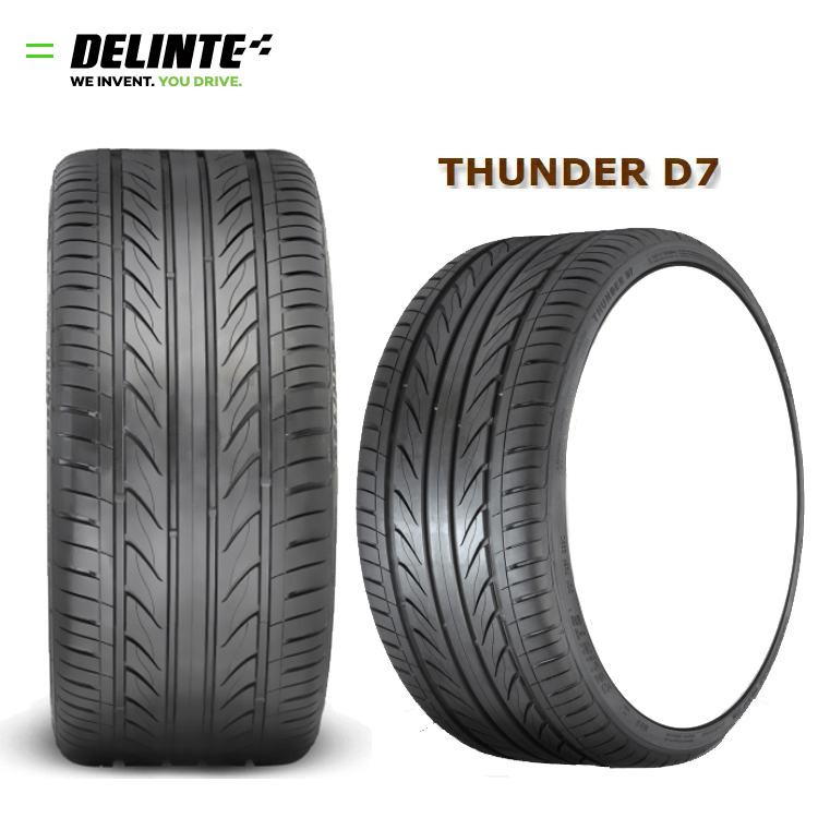 送料無料 デリンテ 夏 サマータイヤ DELINTE DELINTE D7 THUNDER デリンテ D7 サンダー 215/55R17 94W 【4本セット 新品】