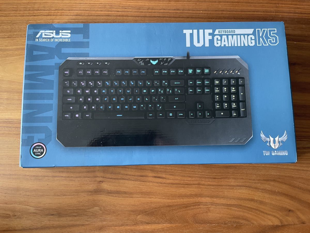 ASUS エイスース TUF Gaming K5キーボード 黒