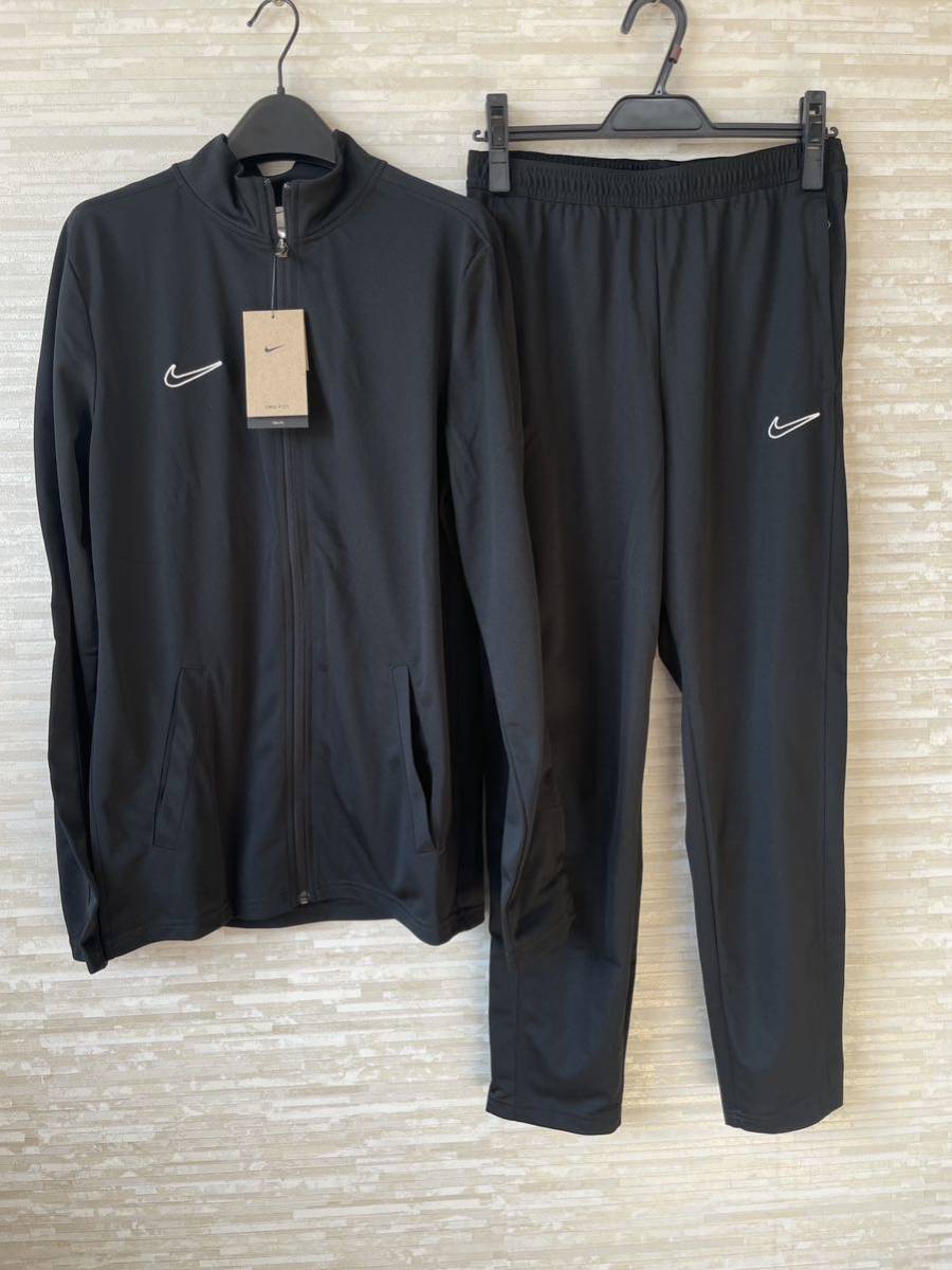 「L」NIKE ナイキ Dri-FIT アカデミー トラックスーツ 黒_画像1