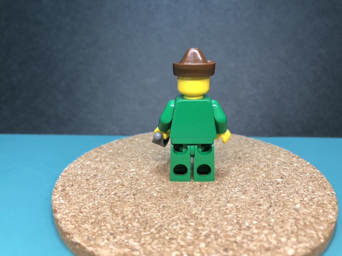 【フォレストマン 5】緑襟 ミニフィグ エルクウッド フォレストマン LEGO 森の人 お城シリーズ 狩人 兵士_画像3