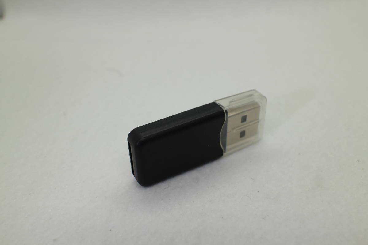 micro SD USB カードリーダー USB2.0 ブラック 送料84円～_画像2