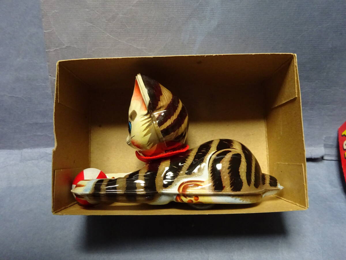 ○ MADE IN OCCUPIED JAPAN / ブリキ玩具 / ロールオーバーCAT ○ MADE IN OCCUPIED JAPAN / ブリキ玩具 / ロールオーバーCAT