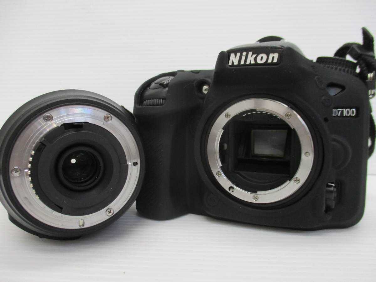 【2-96】Nikon ニコン D7100　DX AF-S NIKKOR 55-300mm　1:4.5-5.6G ED　バッテリー3個あり_画像5