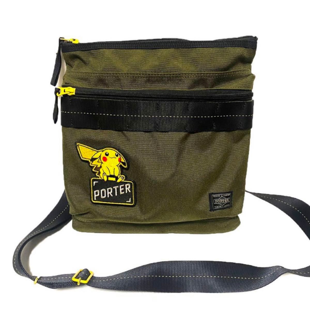 激レア ポーター × ポケモン ショルダーバッグ カーキ 激レア ポーター × ポケモン ショルダーバッグ カーキ
