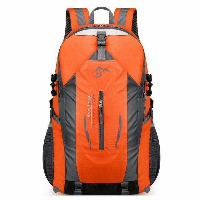  waterproof . slide ventilation light weight rucksack Day Pack mountain climbing back backpack 40L trekking high King orange 