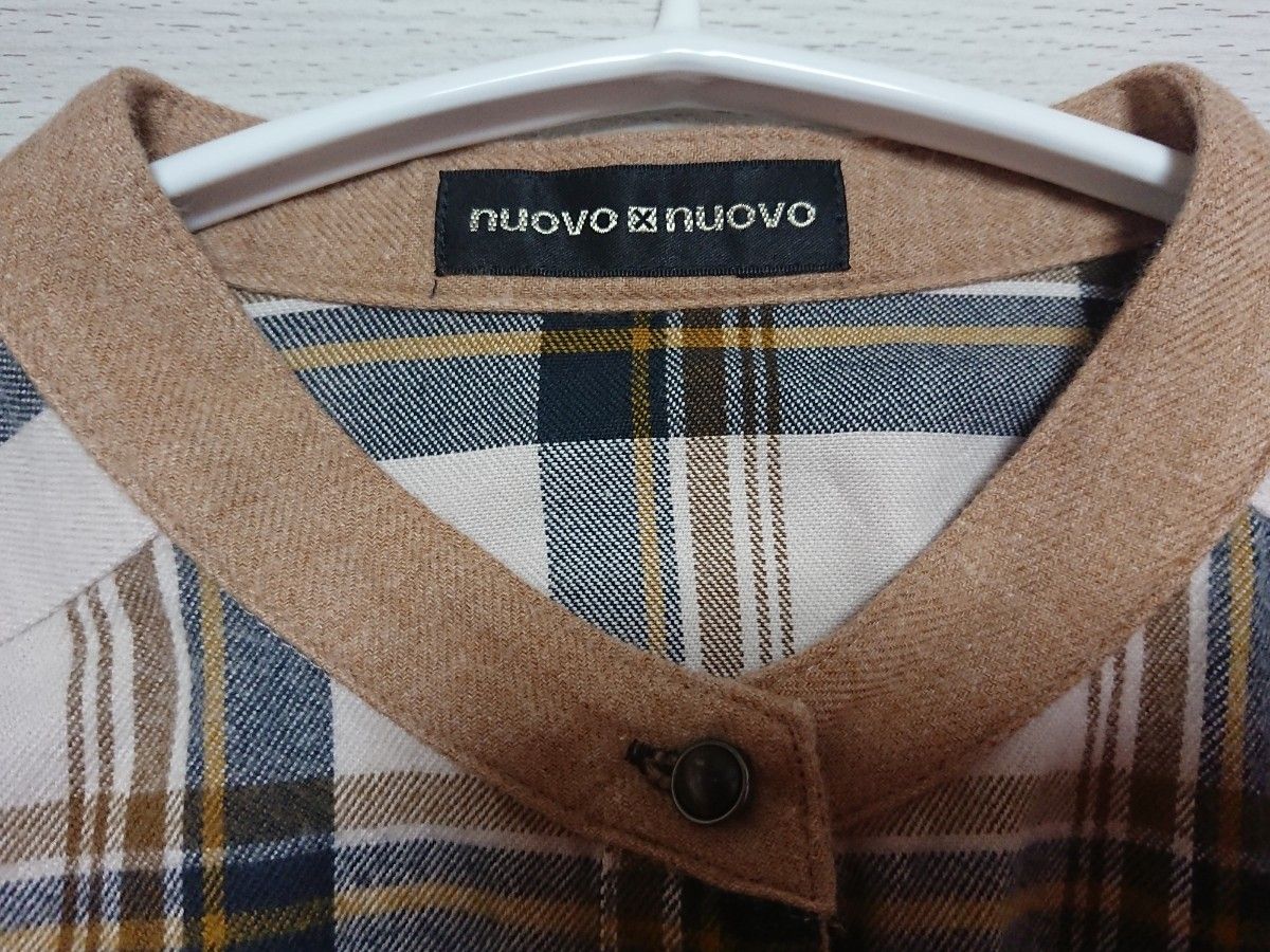 nuovo × nuovo  長袖 シャツ  綿100% ブラウス