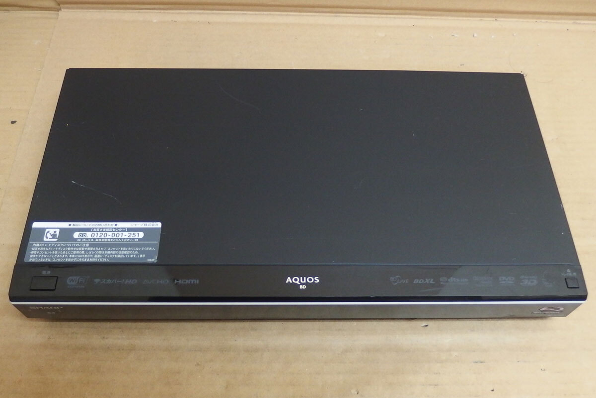 Rb11 シャープ BD-W1100 BD/DVD/HDDレコーダー 中古動作品_画像2