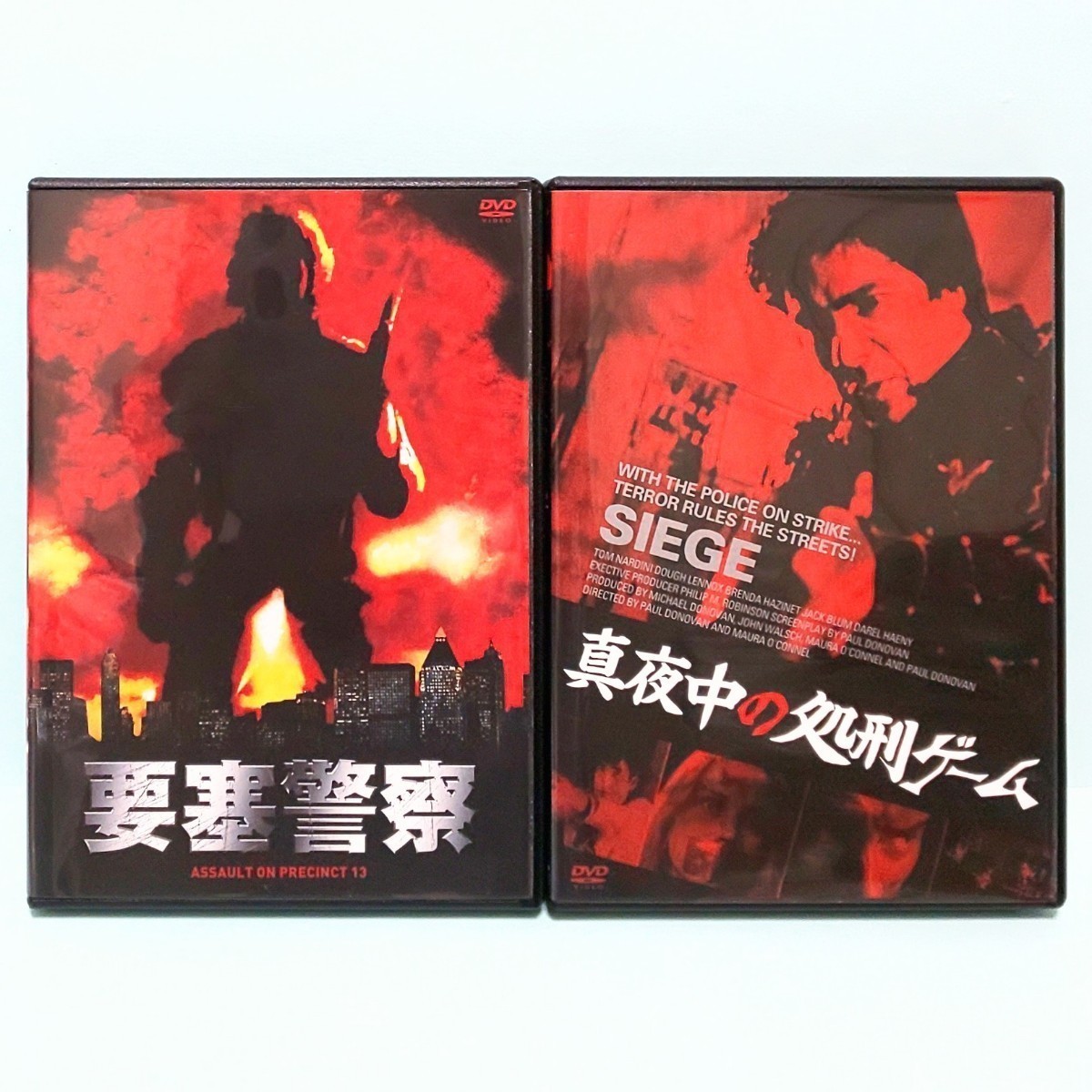 要塞警察 真夜中の処刑ゲーム レンタル版 DVD セット ジョン・カーペンター ポール・ドノヴァン_画像1