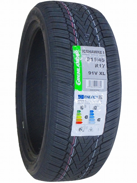 215/45R17 2023年製 新品スタッドレスタイヤ GRENLANDER ICEHAWKE 1 送料無料 215/45/17 スタッドレス_画像3