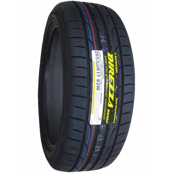 4本セット 205/50R17 2023年製造 新品サマータイヤ DUNLOP DIREZZA DZ102 送料無料 ダンロップ ディレッツァ 205/50/17_画像3