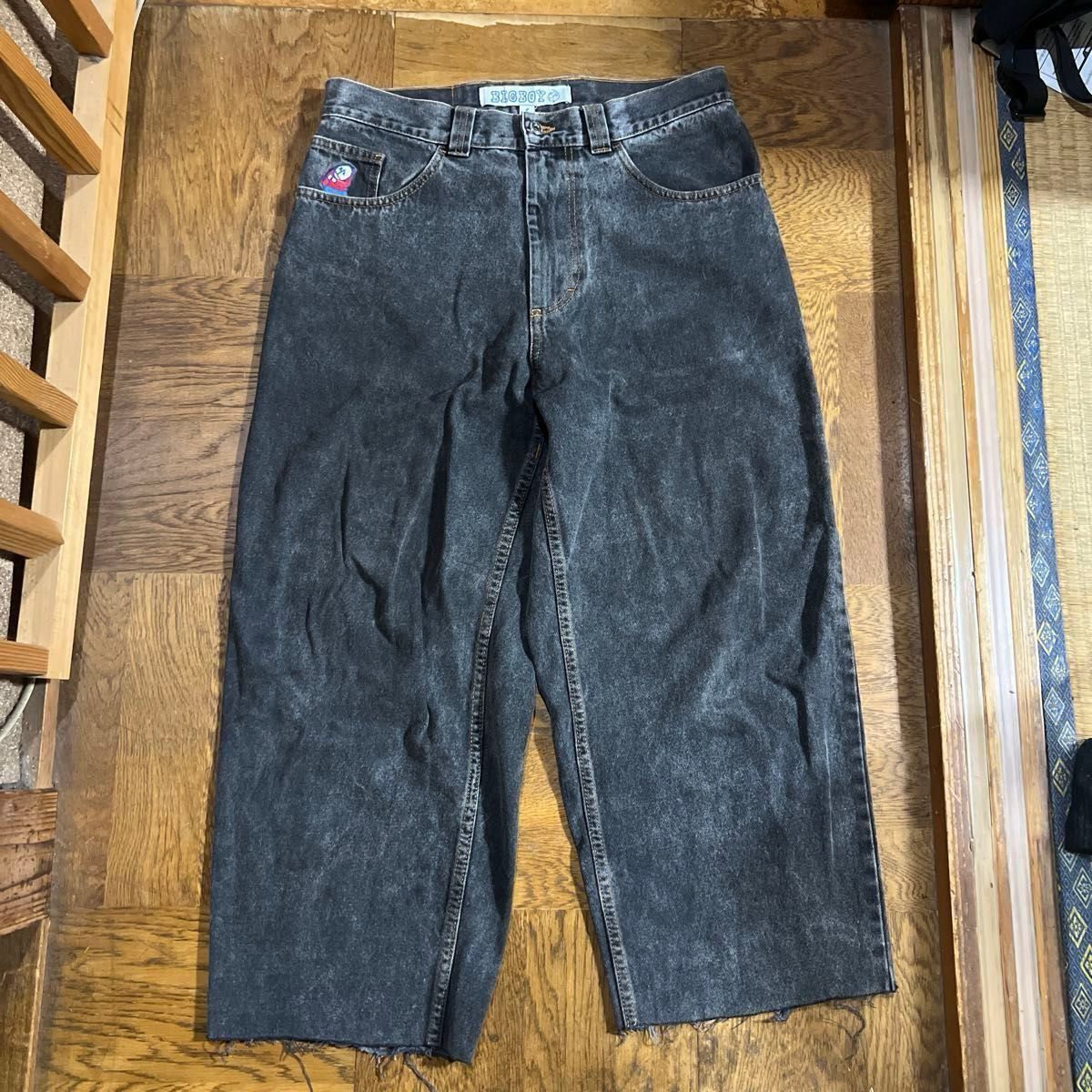 BIG BOY デニムパンツ Sサイズ ウォッシュドブラック - パンツ BIG BOY デニムパンツ Sサイズ ウォッシュドブラック - パンツ