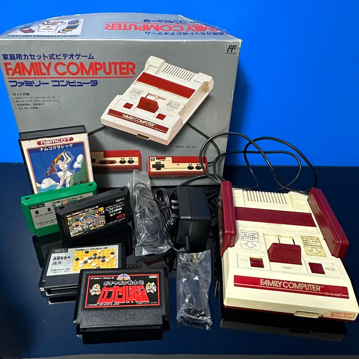 ☆初代ファミコン本体ソフト5本セット ☆初代ファミコン本体ソフト5本セット
