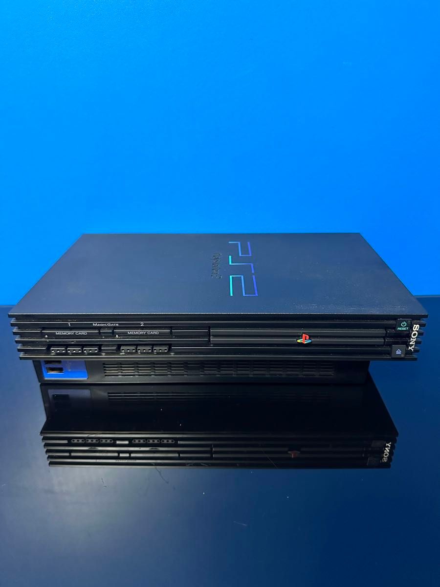 動作確認済 PS2本体 SCPH-50000 スケルトンブラック