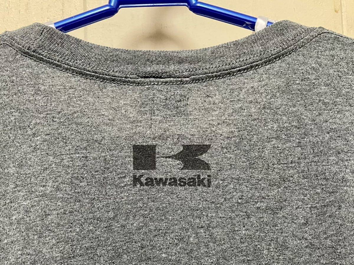 USA製KAWASAKIカワサキ Tシャツ2XL古着企業　バイカー　バイク_画像8