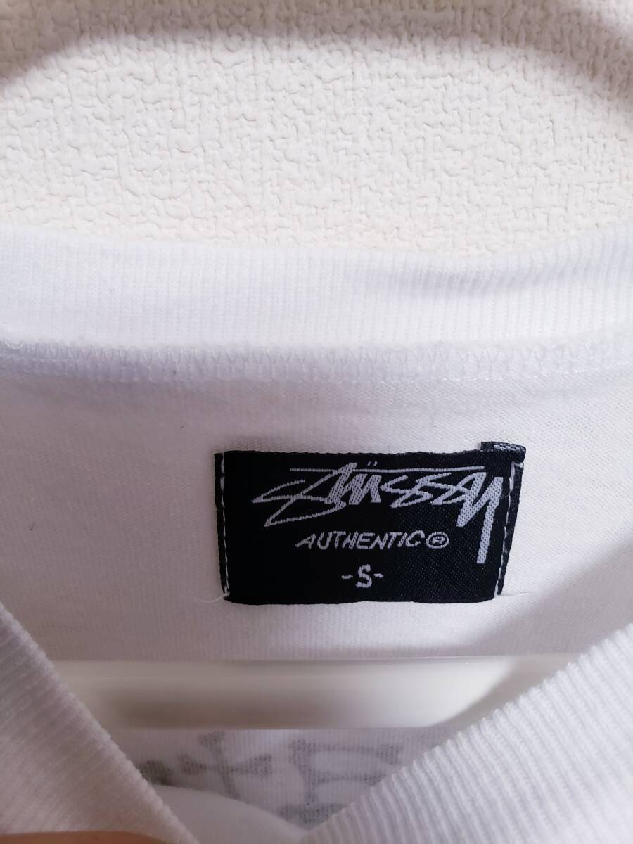 【送料無料】STUSSY ステューシー Skate Desings Tシャツ S 白/フォト nyc ロサンゼルス サーフ ビンテージ 周年 SK8 ワールドツアー 豊田_画像4