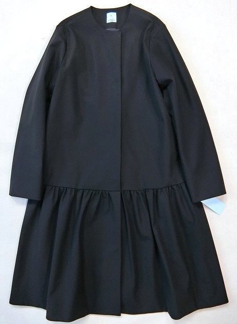 ■組曲サイズ2【NAVY】ダブルクロスストレッチノーカラーコート35,970円■_画像2