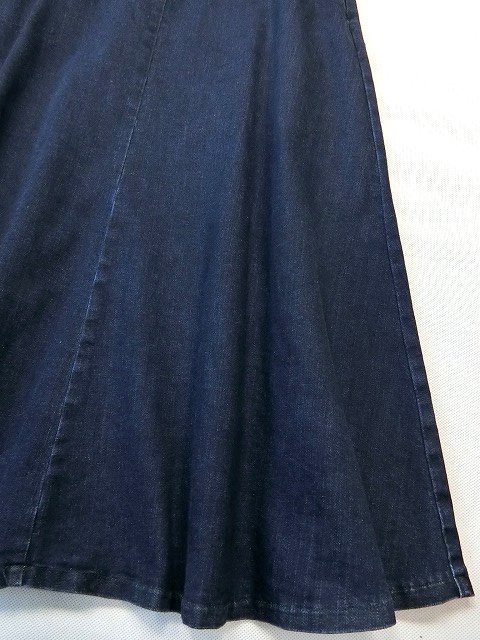 ■23区DENIM大きいサイズ48デニムフレアロングスカート22,000円■_画像5