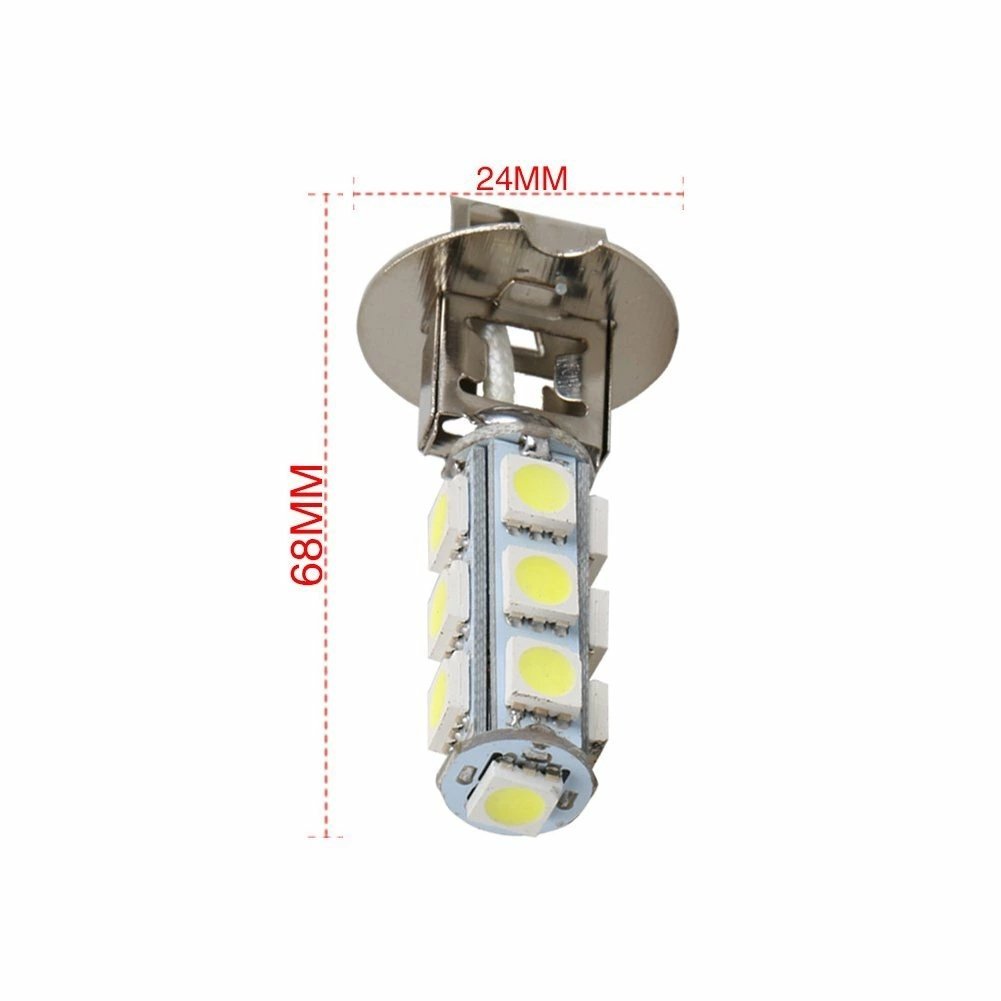 H3 フォグランプ 霧灯 24V 高輝度GeTor 2個セット 24V H3 13連SMD 5050チップ搭載 LED フォグランプ 霧灯 高輝度 ホワイト (白)2個セット_画像5