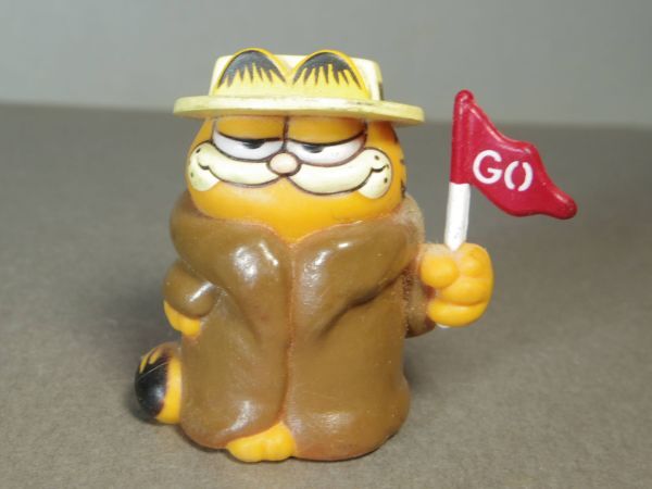 Garfield ガーフィールド PVCフィギュア 旗 DAKINの画像1