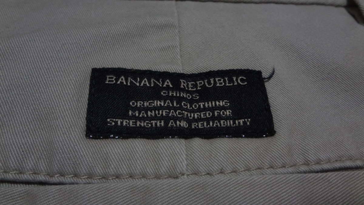 送料230円★美品sizeL★BANANA REPUBLIC★ストレッチ★スリムシルエット★スキニーチノパンツ/グレージュ★ボトムス★バナナ・リパブリック_画像5