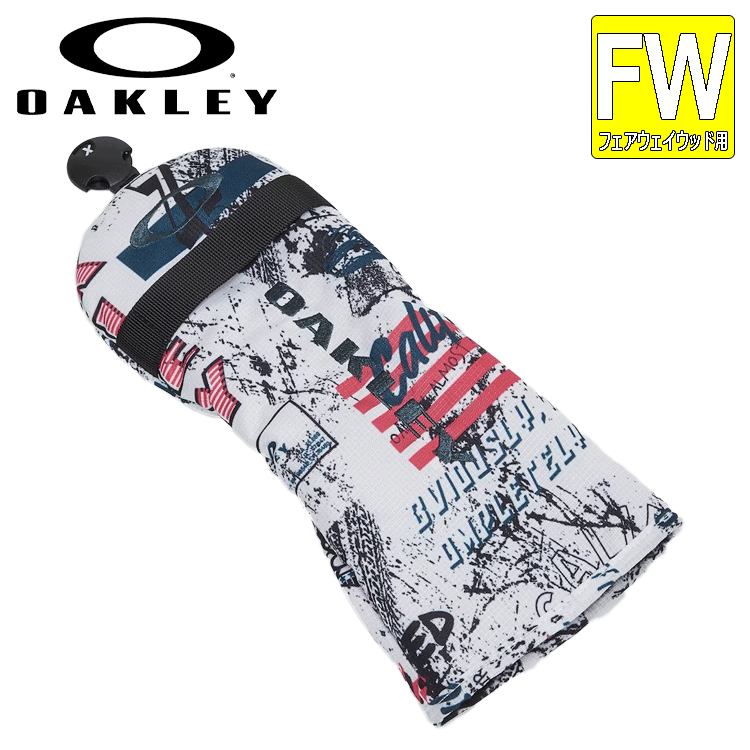 OAKLEY FOS901460 FW COVER 17.0【オークリー】【FW用】【ヘッドカバー】【164/WhiteJournal】【HeadCover】_画像1