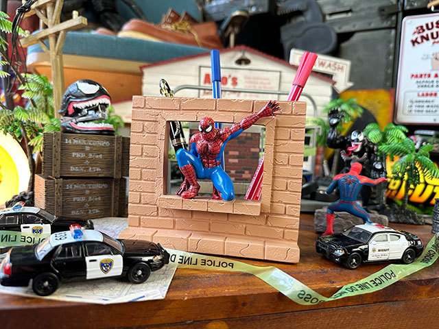 マーベル　スパイダーマン　ステーショナリースタンド　ペンホルダー ■ アメリカン雑貨 アメリカ雑貨 ペン立て_画像9