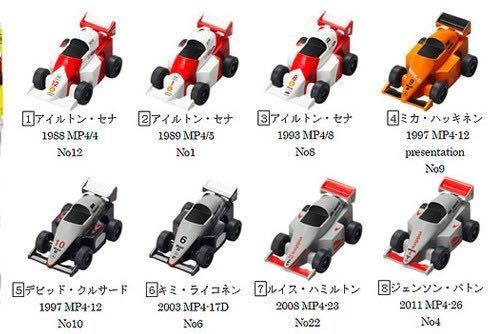 マクラーレンF1 プルバックカー全8種_画像2