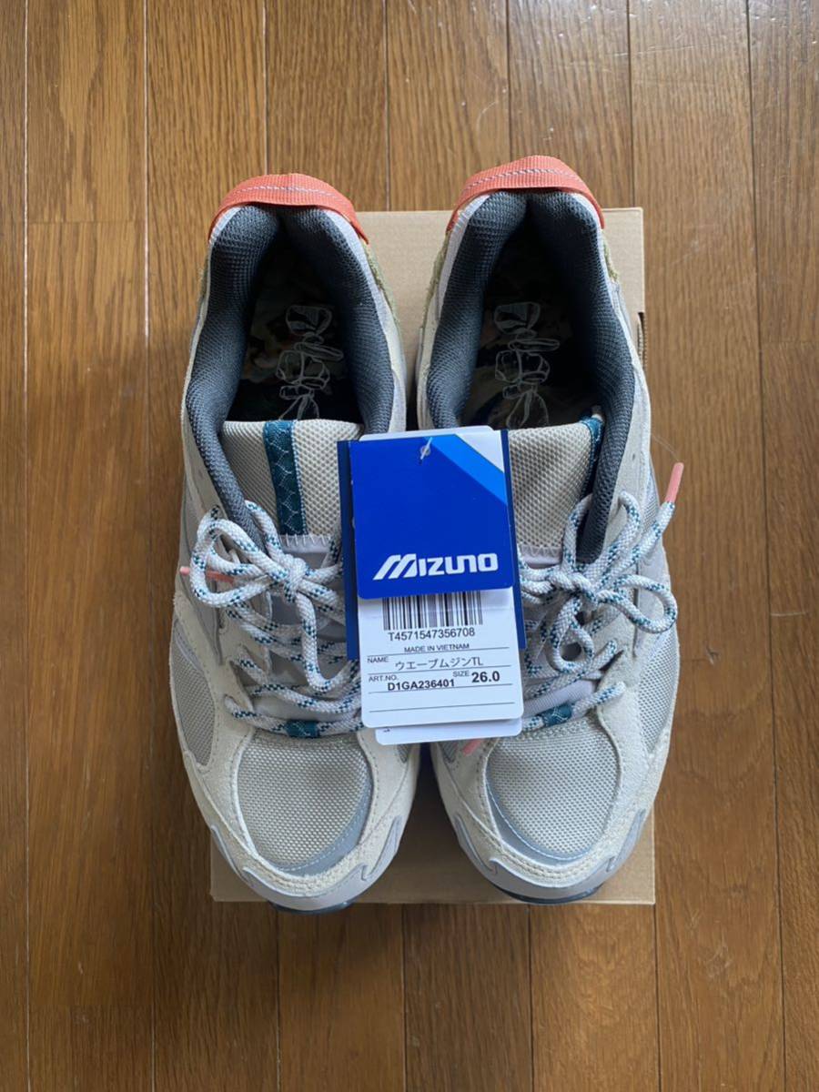 MIZUNO WAVE MUJIN TL 26.0cm US8 スニーカー 靴 シューズ ミズノ asics nike salomon adidas merrell 1ldk coverchord 新品