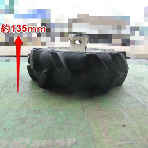 愛知★Ｑ92 ブリジストン タイヤ 3.50 5 丸軸 左右 セット 取付 部品 パーツ 中古品■K24020302の画像3