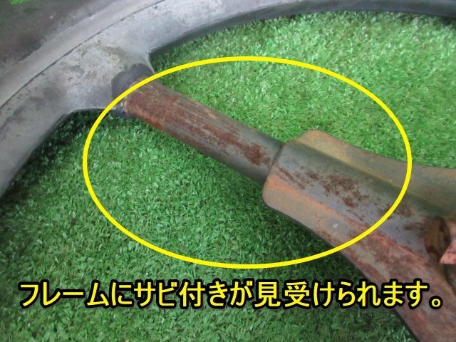 宮城 白石蔵王店 ⑭ 田植機 タイヤ 550×60 部品 パーツ 交換 メンテナンス 田植え機 左右 セット 車輪 田植え ノキログ 東北 中古品_画像4