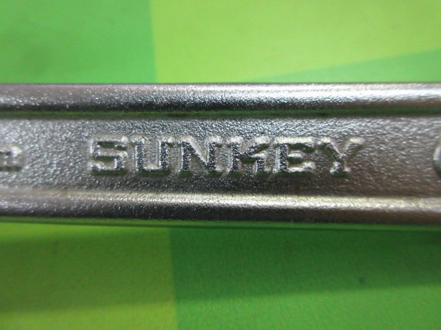 茨城 SUNKEY モンキーレンチ 200ｍｍ Cr-V FORGED レンチ 15°タイプ 最大開口約25mm 工具 DIY 整備 サンキー ■2124013122_画像5