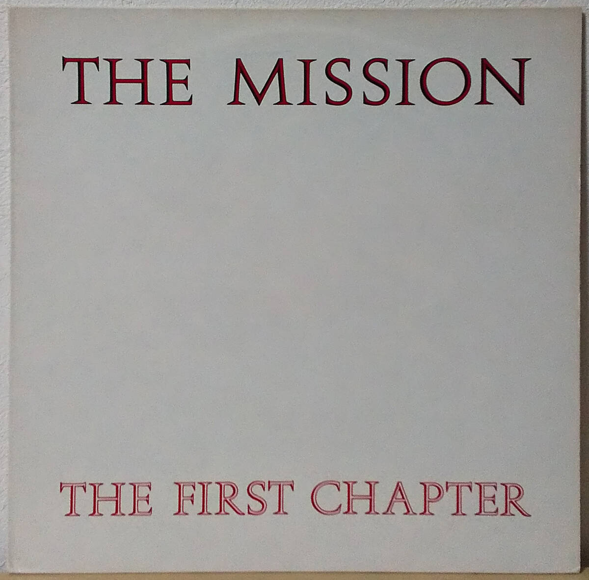 The Mission The First Chapter UK盤 LP Mercury - MISH 1 ザ・ミッション 1987年 Sisters of Mercy, gothic rock_画像1