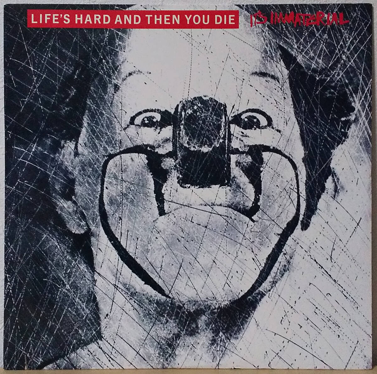 It's Immaterial - [CUT盤] Life's Hard And Then You Die US盤 LP, B Pressing A&M Records - SP6-5159 1986年 Blue Nile, Danny Wilsonの画像1