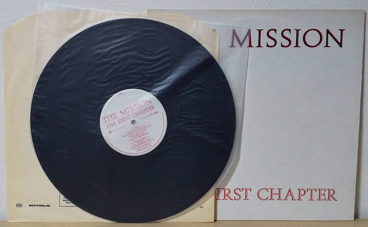 The Mission The First Chapter UK盤 LP Mercury - MISH 1 ザ・ミッション 1987年 Sisters of Mercy, gothic rockの画像3