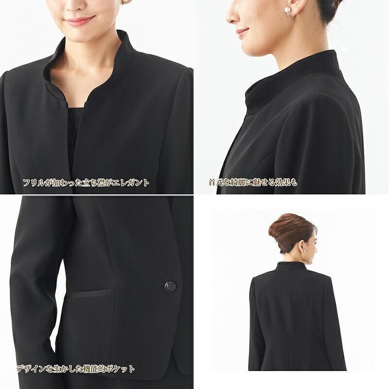 新品 9号 オールシーズン ジャケット ワンピース 2点セット 礼服 喪服 ブラックフォーマル フォーマル 入学式 卒業式 結婚式